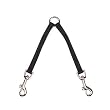 Zack & Zoey Nylon 2-Way Dog Coupler, 24-Inch, Jet Black