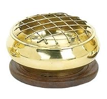 Brass Screen Incense Burner, 3-Piece
From Accessories - Brass Burners
