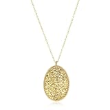 Dana Kellin 14k Gold Fill Medium Oval Pendant 