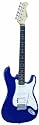 DiMavery E-Gitarre ST-312 blau