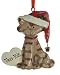 Tan Cat Personalized Christmas Ornament