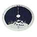 Indianapolis Colts NFL Snowman Holiday Tree Skirt (48