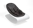 Bloom Coco Plexistyle Baby Lounger with Seat Pad, White Frame, Pad Henna Brown