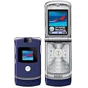 Motorola RAZR V3 Unlocked Phone with Camera, and Video Player--International Version with No Warranty (Cosmic Blue)