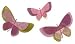 Lambs and Ivy Luv Bugs Wall Décor, Plum