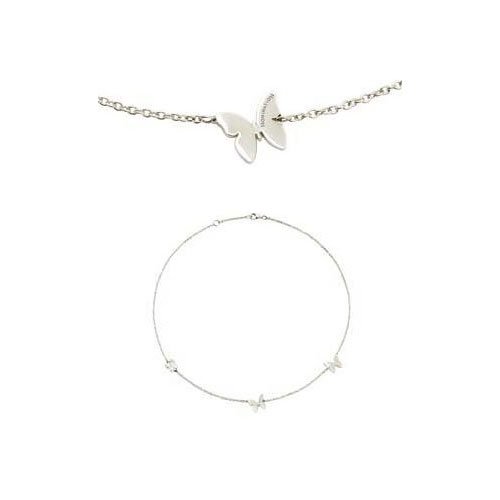 Nomination Damen-Kette Butterfly Mit 2 Anh&auml;ngern Aus Stahl Swarovsky Schmetterlinge 021328 Preisvergleich