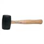 Solid Rubber Mallets Style: Head Wgt:1 1/4"lb, Color:Black (part# RM2B)