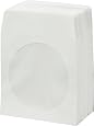 Primero 100-pack paper sleeves with window for CD & DVD media