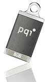 PQI 8GB Intelligent Stick USB Flash Drive i810 Plus. Smallest USB flash drive in the world, waterproof and dust-proof characteristics (Gray)