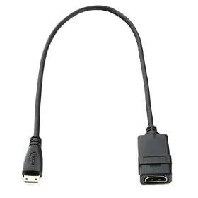 HDE ® HDMI Female to Mini HDMI Male Cable