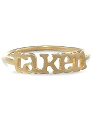 Dogeared Sterling Silver Words To Live By Taken Ring