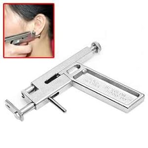 Moreinbuying® Steel Ear Eyes Lips Nose Body Ring Piercing Gun with 98pcs Studs Machine Kit Set Metal Pierce Tool Free&Fast Shipping Via USPS