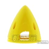 Du-Bro 293 2-3 4 Yellow Spinner by Du-Bro Products