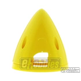 Du-Bro 293 2-3 4 Yellow Spinner from Spinners Du Bro