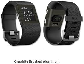 Fitbit Surge Metal Series Skins - Junglewrap (Graphite Brushed Aluminum)