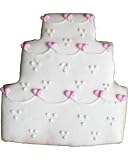 Beautiful Cookies Organic Party Favors-Wedding Cake Hearts Organic Cookies Cookies, 10 Cookies
