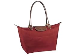 Longchamp Le Pliage Large Folding Tote, Red