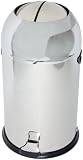 On The Edge 900400 33L Stainless Steel Mirror Finish Bullet Trash Can