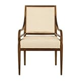 Stanley Furniture Continuum Upholstered Ivory Fabric Arm Chair in Candlelig ....