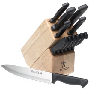 J.A. HENCKELS EVEREDGE 16 PC KNIFE BLOCK SET