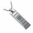 Tungsten Carbide Pendant with 22" Bead Chain