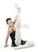 Wallmonkeys Peel and Stick Wall Decals - Dancer in Ballet Shoes Exercising - Removable Graphic