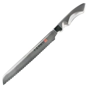 All Stainless Ultra-Chef Bread Knife, Damascus by Al Mar