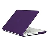 Speck Products MB13PU-SAT-PU See Thru Satin, Soft Touch Hard Shell Case, for 13-inch MacBook Polycarbonate Unibody, Purple