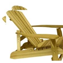 The Reclining Adirondack Bear Chair - Cedar by The Bear Chair