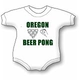 Oregon Beer Pong Baby Ultrasoft Onesie