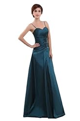 A-line Strapless Sweetheart Spaghetti Strap Natural   Waistline Taffeta Evening Dress/Bridesmaid Dress/Prom Dress/Party Dress 
