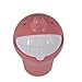Crusar Plastic Trash Bin Mini Garbage Can for car Pink