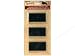 Interchangeable Stamp Ink Rectangle Black 3 pc