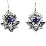 Dallas Cowboys Enameled Pewter NFL Earrings