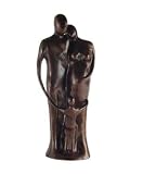Large Family of 3 with Pregnant Mom Sculpture-Cast Aluminum