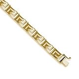 Bracelet cl� grec en or jaune 375/1000 - 12,3 grammes