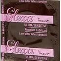 100 Trojan Elexa Latex Condoms, Lubricated, Ultra Sensitive, Extra Thin