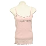 Denver Broncos Women's Pink Tank Top -Large