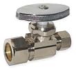 Industrial Grade 1RWF9 Supply Stop, Multi Turn, Inlet 5/8 In