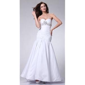 3089 STRAPLESS PAGEANT BALL GOWN EVENING PROM DRESS