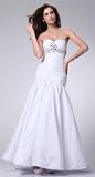 3089 STRAPLESS PAGEANT BALL GOWN EVENING PROM DRESS