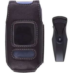 Wireless Solutions Clam-Shell Leather Case for Pantech Breeze II Wireless Solutions Clam-Shell Leather Case for Pantech Breeze II