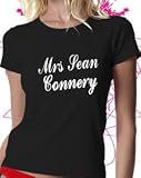 Mrs Sean Connery James Bond T-shirt by Dead Fresh