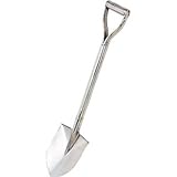 TRUSCO(トラスコ) オールステンレスショベル 丸形 全長815mm TSSAS815R