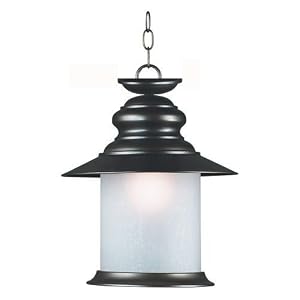 Kenroy Home 10229BBZ-1 Simply Crafted Hanging Lantern, Burnished Bronze by 