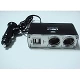 USB シガーソケット チャージャー 2連 (12V/24V 対応)