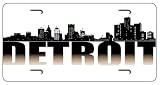 Detroit City License Plate