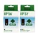 Remanufactured HP 56 & 57 Black & Color Ink Cartridges -Pack of 2 -Photosmart 7350, 7450, 7550, 7660, 7760, 7960 Brand
