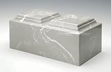 Silver Gray Companion Urn Vault - Engravable