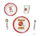 Kansas City Chiefs Children's Dinnerware Set by Duck House